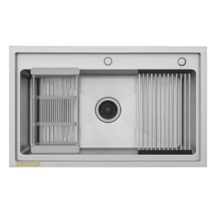 سینک ظرفشویی زرتوس پله ای مدل ZS8052